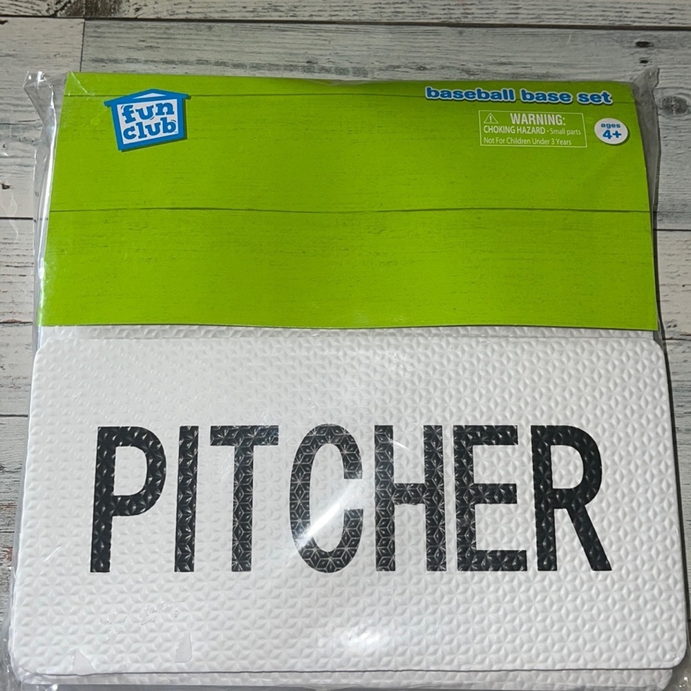 Fun Club 5 Piece Baseball Base Set NEW